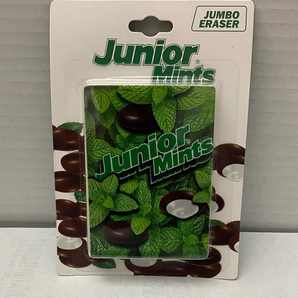 Junior Mints Jumbo Eraser - Green and Brown